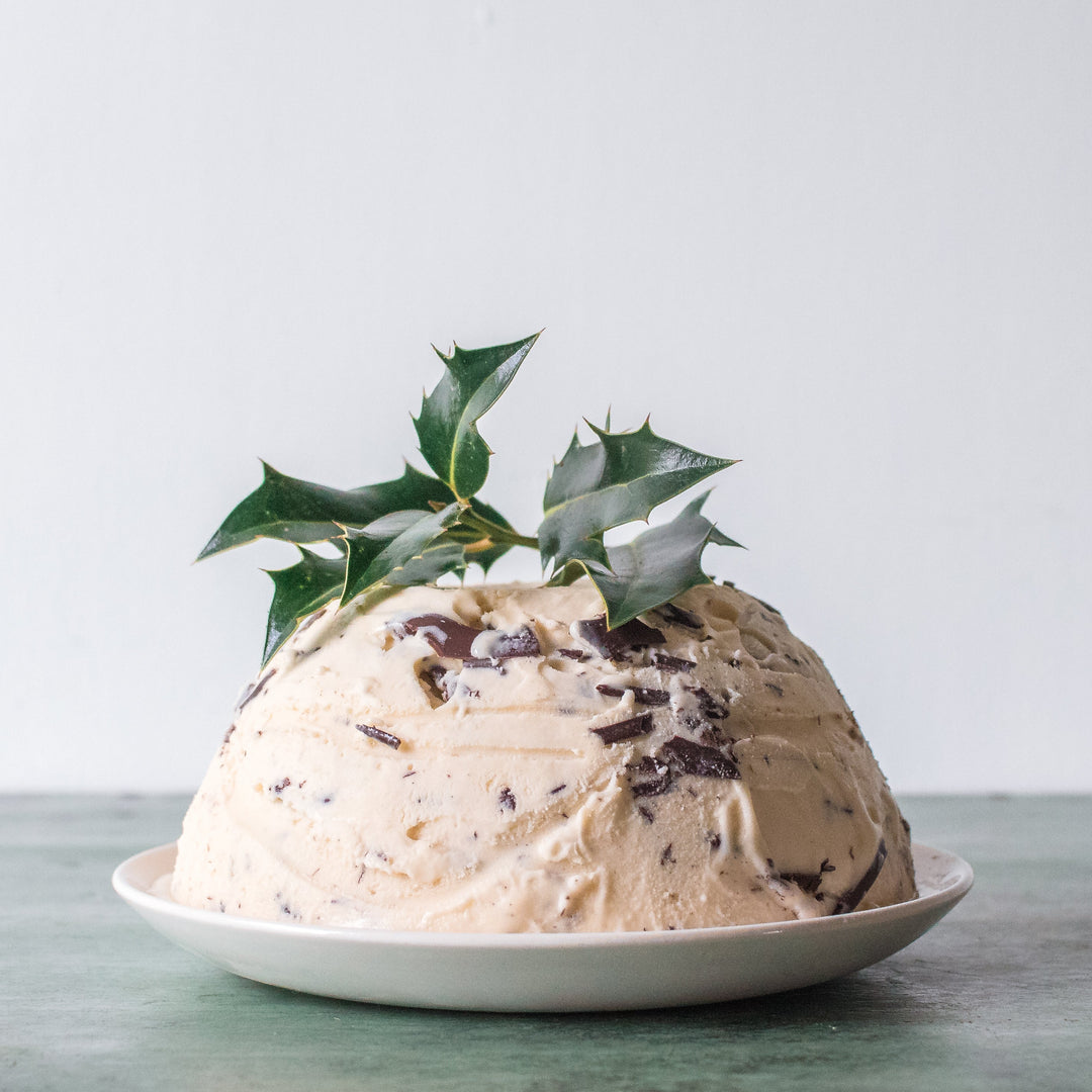 Clementine Stracciatella Ice Cream bombe